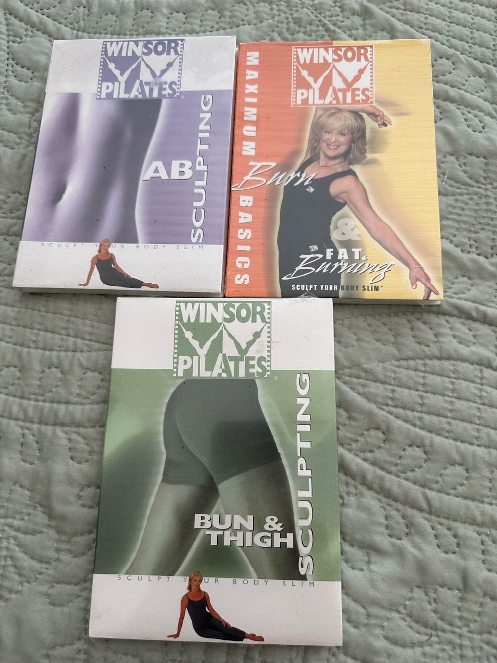 Winsor Pilates Ab Sculpting Bun & Thigh Sculpting and Fat Burning DVD Set